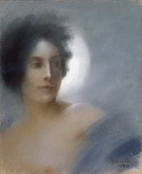 Frau mit Halbmond oder, Die Sonnenfinsternis, 1888